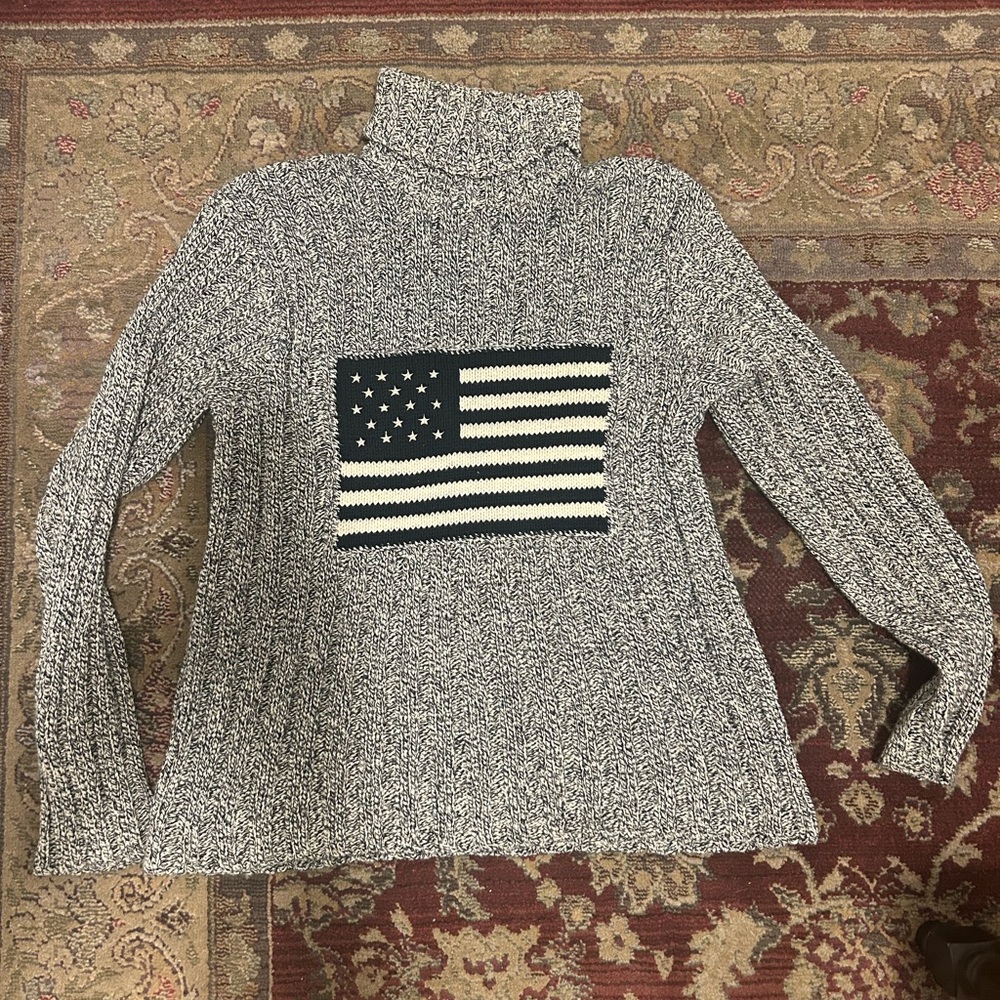 Polo Ralph Lauren American Flag Turtleneck